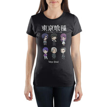 Load image into Gallery viewer, Tokyo Ghoul Chibi TShirt Juniors Graphic Tee