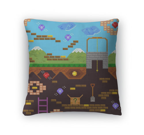 Throw Pillow, Retro Video Game