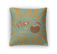 Load image into Gallery viewer, Throw Pillow, Retro Design Tiki Bar Menu
