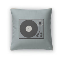 Load image into Gallery viewer, Throw Pillow, Retro Turntable Vinyl Record Player