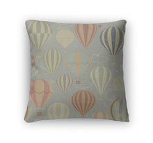 Load image into Gallery viewer, Throw Pillow, With Hot Air Balloons