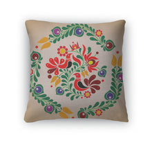 Load image into Gallery viewer, Throw Pillow, Hungarian Kalocsai Ornament