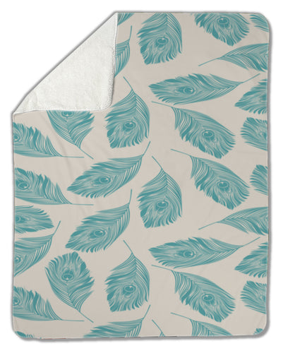 Blanket, Peacock pattern