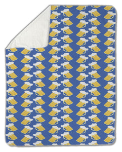Blanket, Beer mugs