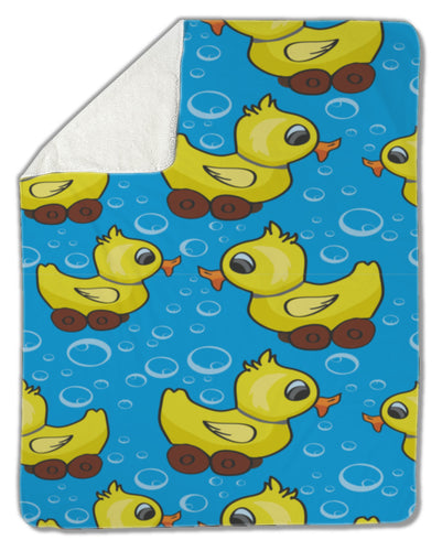 Blanket, Pattern with ducks