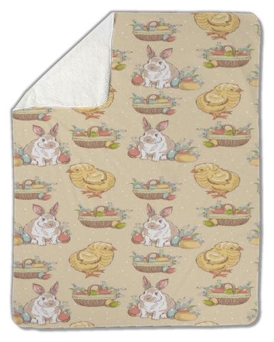Blanket, Easter vintage pattern