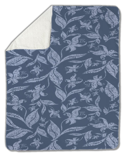 Blanket, Vintage floral pattern