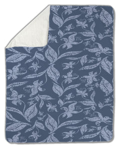 Blanket, Vintage floral pattern