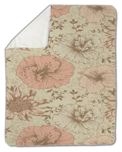 Blanket, Floral Pattern