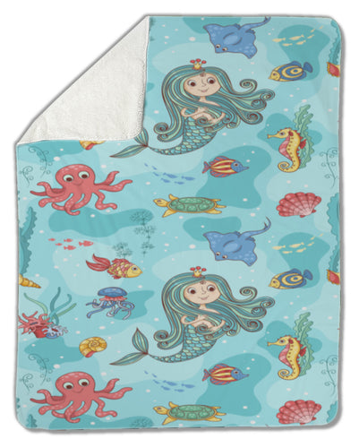 Blanket, Mermaid princess