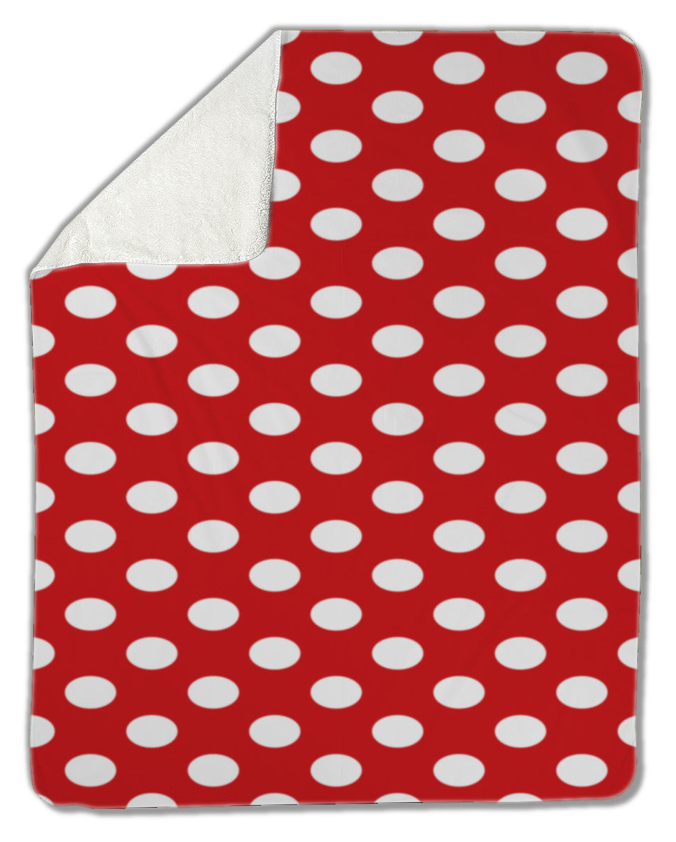 Blanket, Polka dot pattern