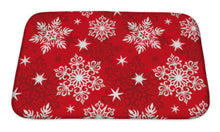 Load image into Gallery viewer, Bath Mat, Snowflakes Pattern