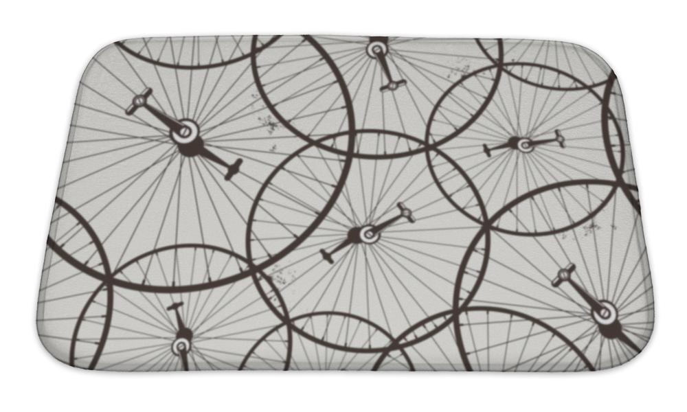 Bath Mat, Bicycle Wheel