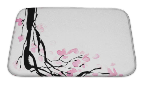 Bath Mat, Cherry Blossom Branch