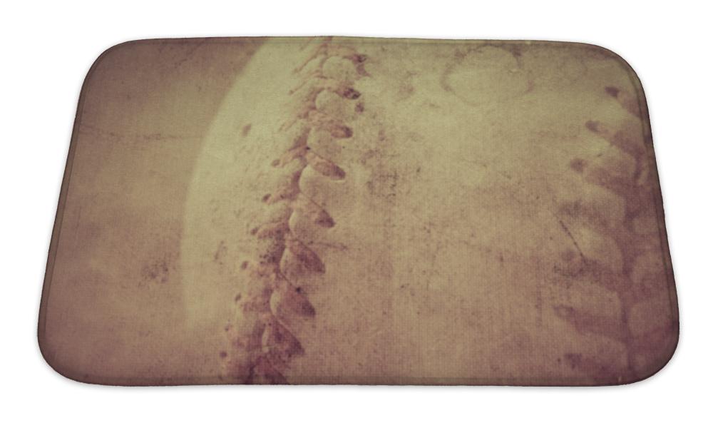Bath Mat, Baseball Vintage