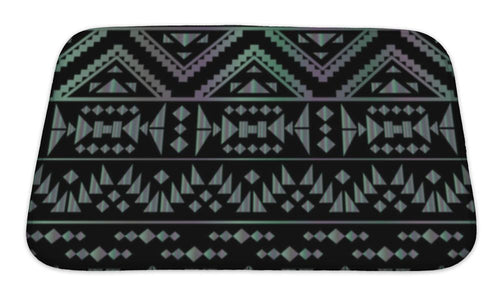Bath Mat, Aztec Pattern Art Deco Style