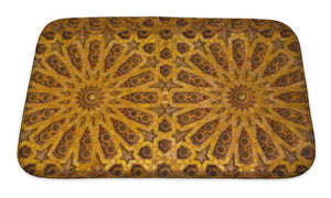 Bath Mat, Islamic Style Detail Of Wall Plaster Great