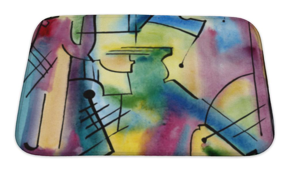 Bath Mat, Abstract Art Design