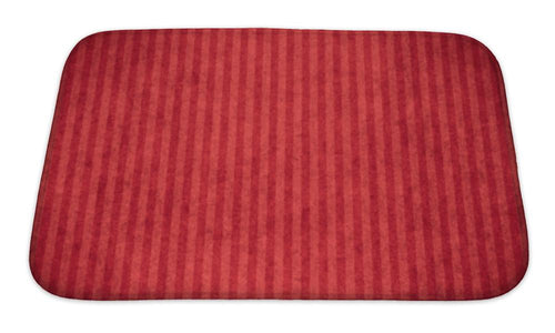 Bath Mat, Red Abstract Paper