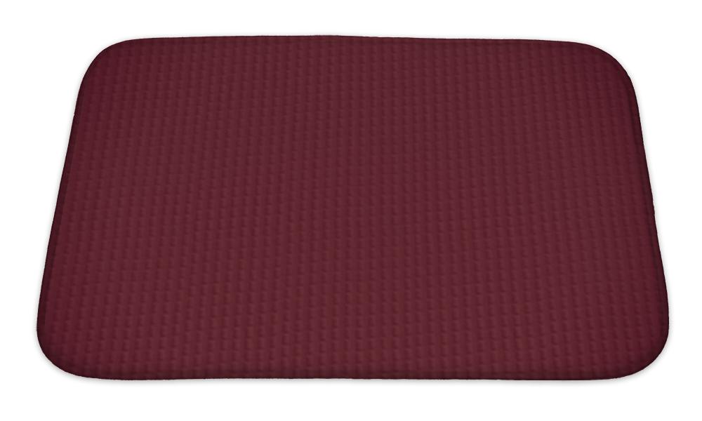 Bath Mat, Maroon Paper