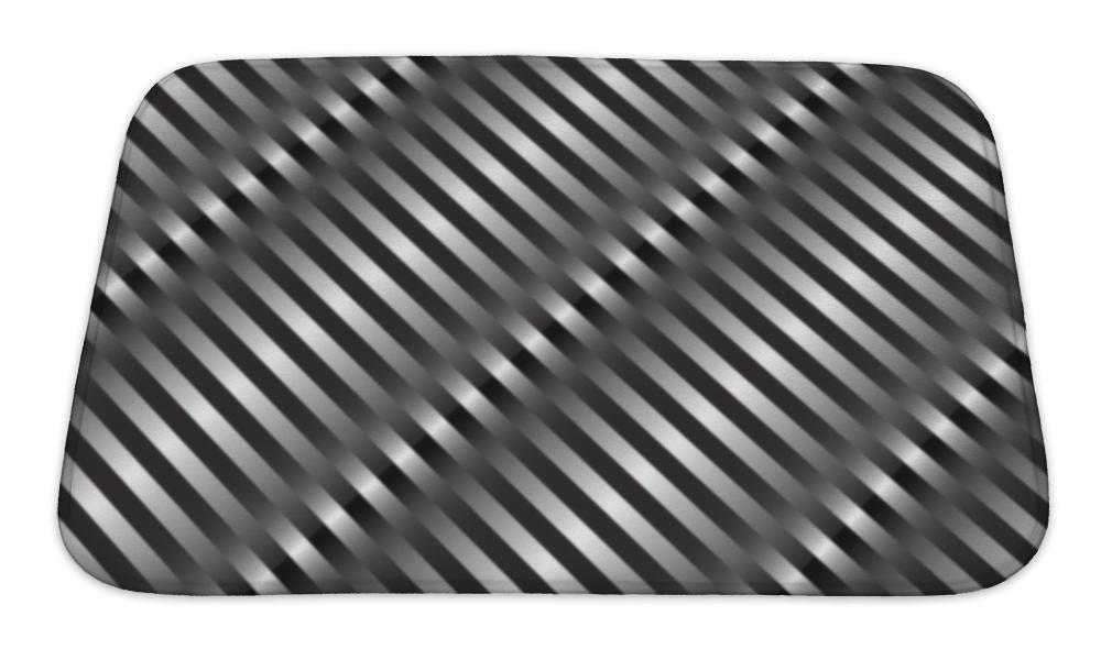 Bath Mat, Metallic Waves