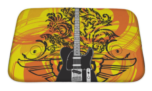 Bath Mat, Electric Guitar Design