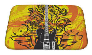 Bath Mat, Electric Guitar Design