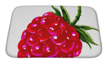 Load image into Gallery viewer, Bath Mat, Raspberry Watercolor Painting
