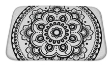 Load image into Gallery viewer, Bath Mat, Indian Mehndi Henna Floral Tattoo Pattern
