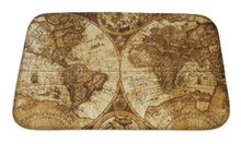 Load image into Gallery viewer, Bath Mat, Old World Map Vintage Design Concept