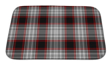 Load image into Gallery viewer, Bath Mat, Red White Black Plaid