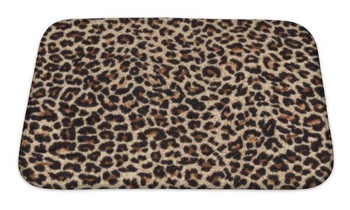 Bath Mat, Leopard Skin As