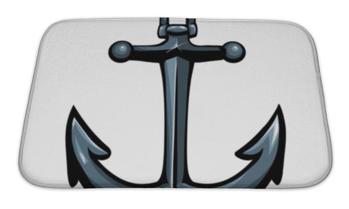 Bath Mat, Shiny Anchor