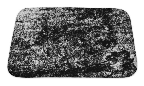Bath Mat, Grunge Gothic Black