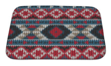 Load image into Gallery viewer, Bath Mat, Knitted Navajo Pattern