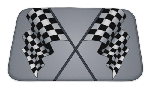 Bath Mat, Checkered Flag