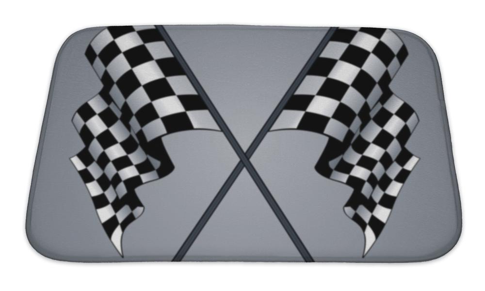 Bath Mat, Checkered Flag