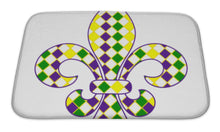 Load image into Gallery viewer, Bath Mat, Fleur De Lis Mardi Gras