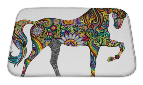 Bath Mat, Cheerful Horse