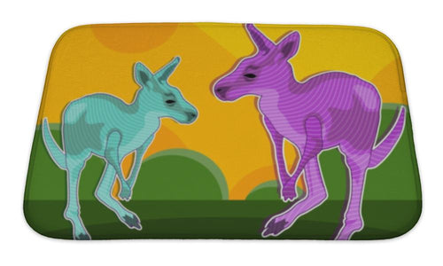 Bath Mat, Kangaroo Imagination