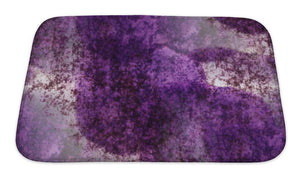 Bath Mat, Impressionism Lilac Artist Watercolor Wallpaper