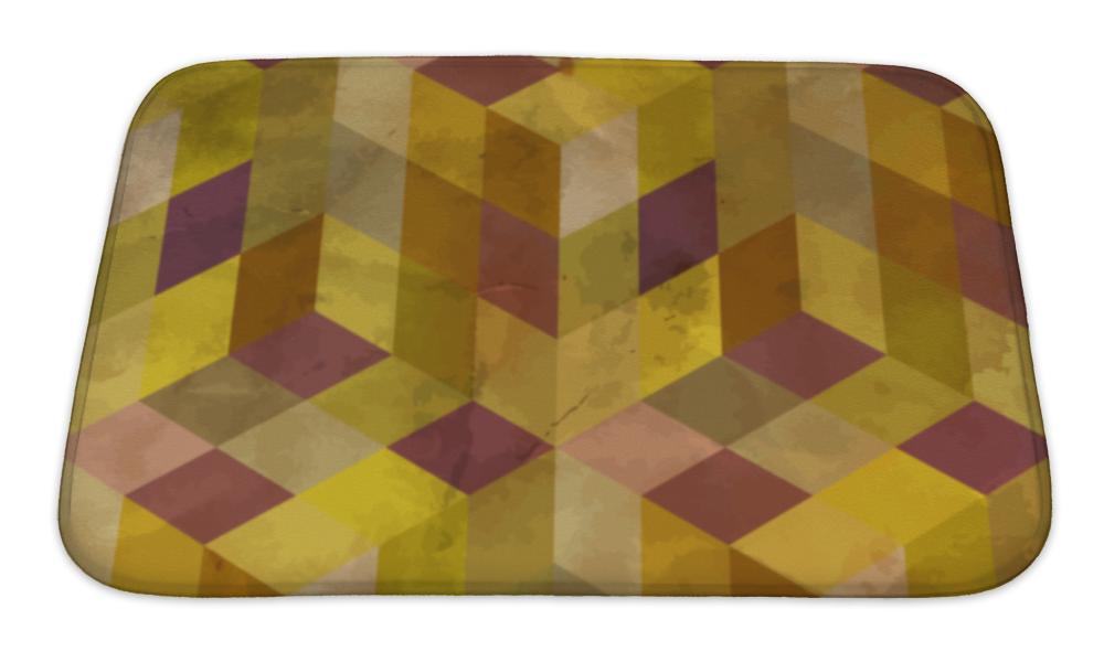 Bath Mat, Vintage Pattern