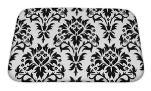 Bath Mat, Damask Pattern