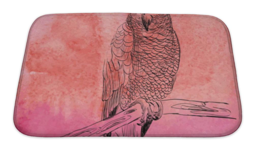 Bath Mat, Parrot