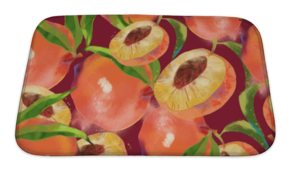 Bath Mat, Pattern Of Peach