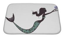 Load image into Gallery viewer, Bath Mat, Mermaid Silhouette