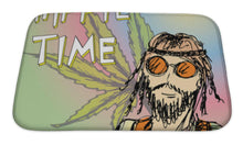 Load image into Gallery viewer, Bath Mat, Hippie Time Hippie Van Marijuana Leaf Illustration