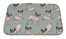 Load image into Gallery viewer, Bath Mat, Cute Dogs Pug Pattern