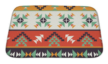 Load image into Gallery viewer, Bath Mat, Colorful Aztec Pattern