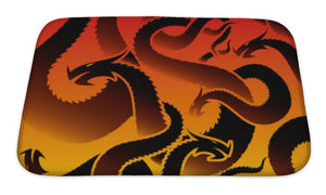 Bath Mat, Dragon Pattern